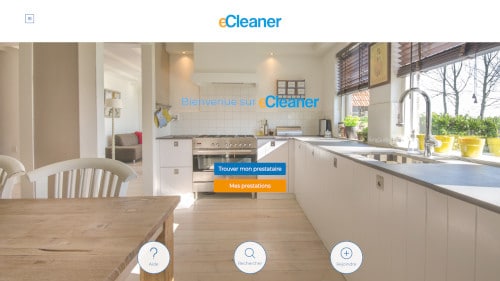 Création du site internet de eCleaner