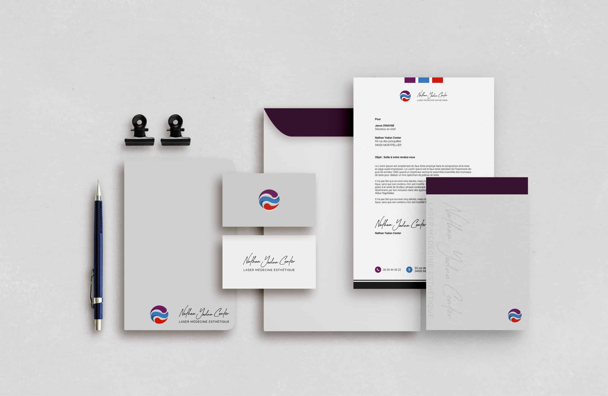Agence Web Marketing ZE-Company - Realisation Identité visuelle YadunCenter